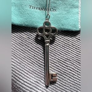 Large Tiffany Crown Key (Retired) with 18” Chain